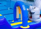 Nijlpaard run met slide waterstormbaan 7 meter 