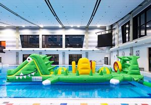 Zwembad run Krokodil waterstormbaan 10 meter