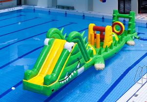 Zwembad run Krokodil waterstormbaan 12m