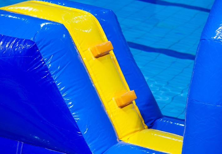 Nijlpaard run met slide waterstormbaan 7 meter 
