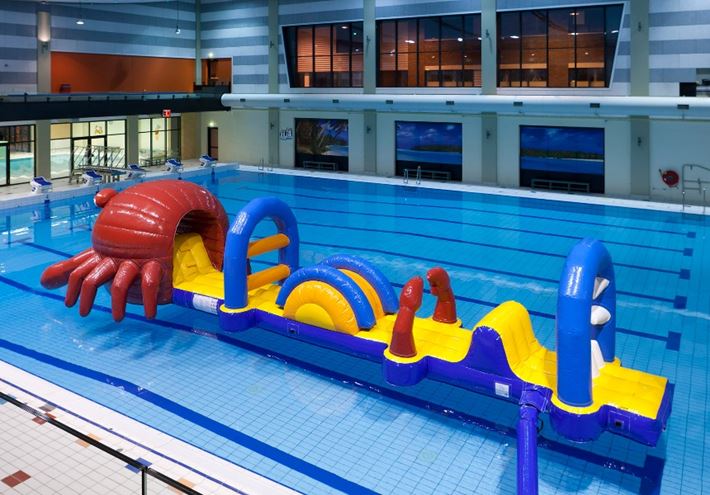 Obstakel run Krab waterstormbaan