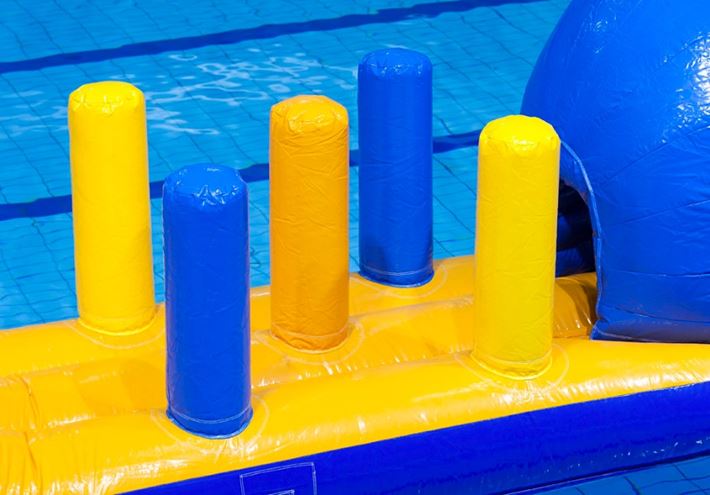Walvis run met slide waterstormbaan 7 meter
