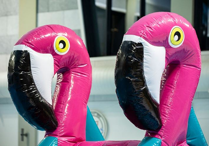 Flamingo run waterstormbaan 12 meter